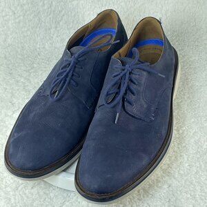 Clarks Collection Loafers Mens 11.5 Blue Extreme Comfort Suede Lace Up Shoes